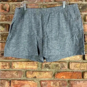 Allbirds Hemp Pull On Camp Grey Heathered Shorts - XXL